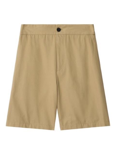 Burberry gabardine-weave shorts