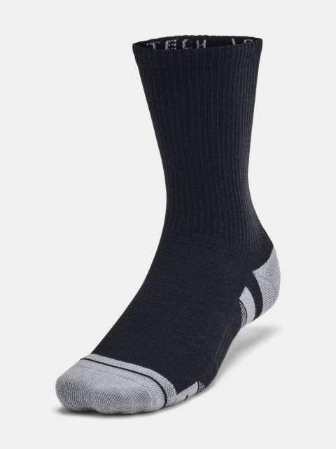 Under Armour Unisex UA Performance Tech 3-Pack Crew Socks