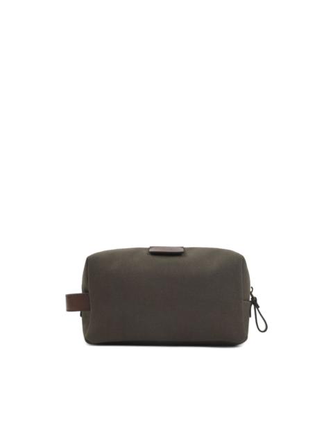 GIORGIO ARMANI canvas wash bag
