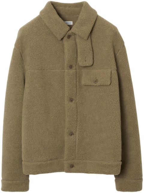 Burberry long-sleeve fleece overshirt