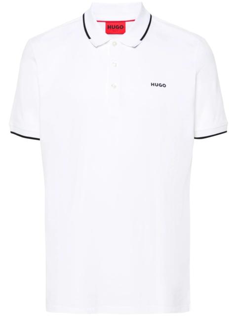 HUGO Logo-appliqué Polo Shirt