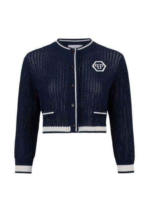 PHILIPP PLEIN long-sleeve buttoned cardigan