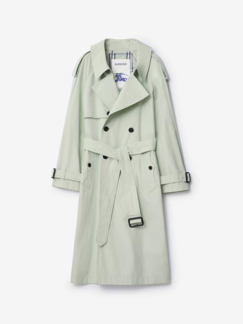 Long Cotton Canvas Fitzrovia Trench Coat
