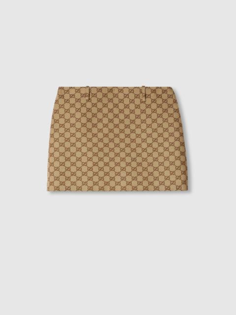 GG canvas mini skirt