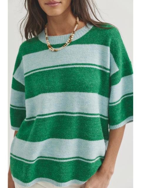 FREE PEOPLE Margot Stripe SoftSpun Sweater Tee