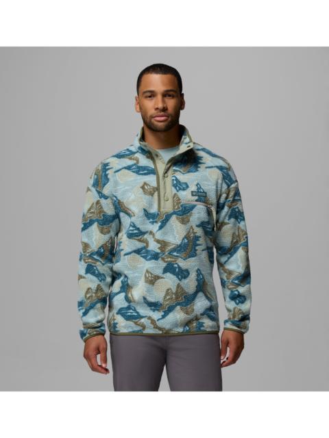 Columbia Men's Helvetia II Printed Half Snap Printed Fleece Pullover