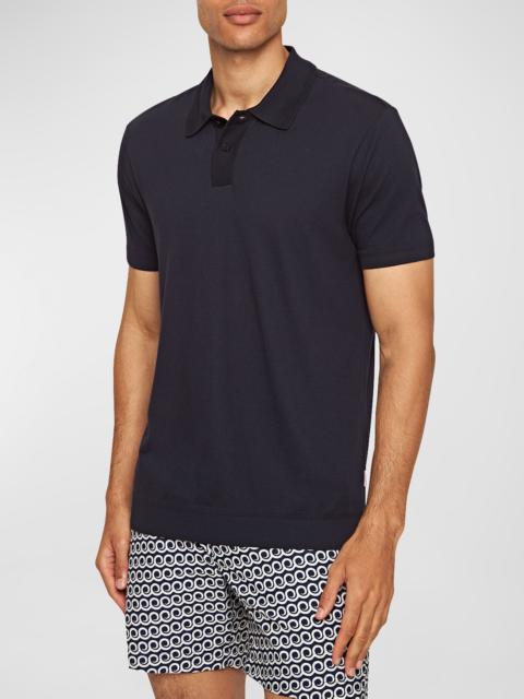 ORLEBAR BROWN Men's Jarrett Knit Cotton-Modal Polo Shirt