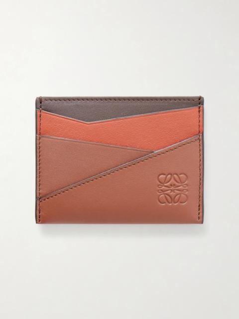 Loewe Puzzle Edge Logo-Debossed Leather Cardholder