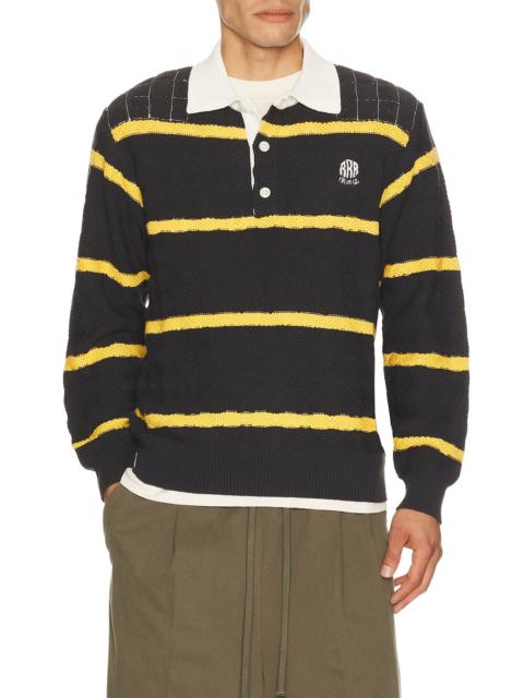 RICE NINE TEN Home Made Knitting Rugby Shirt