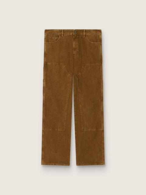 Golden Goose Men's amber-colored corduroy pants