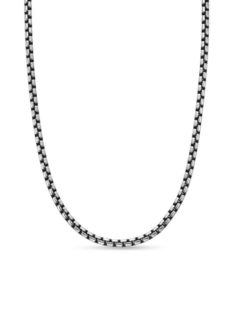 DAVID YURMAN Men's Box Chain Necklace in Sterling Silver, 3.6mm - Silver