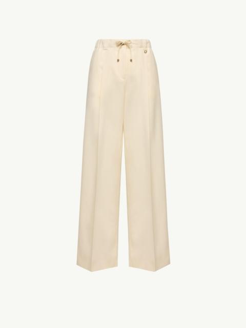 Moncler Wool Gabardine Tailored Pants
