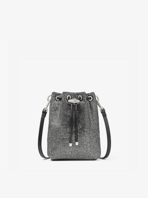 Cinch Mini
Black Satin Crystal Mini Bag