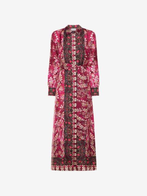 Pierre-Louis Mascia Aloe floral-print silk dress