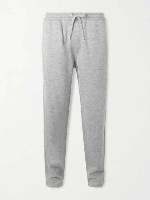 Brunello Cucinelli Tapered Cashmere-Blend Jersey Sweatpants