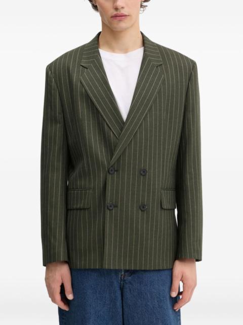HUGO pinstripe double-breasted blazer