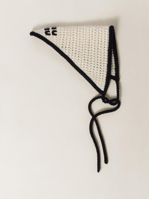Miu Miu Crochet bandana
