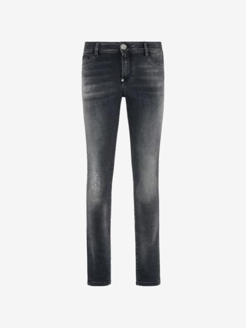 PHILIPP PLEIN distressed slim-fit jeans