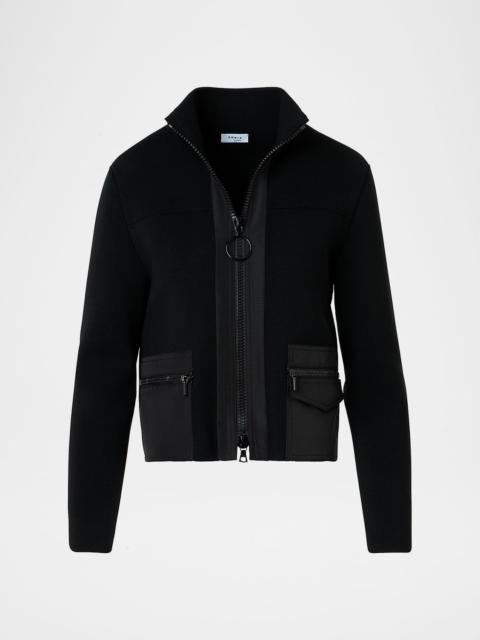 AKRIS Merino Knit Zip Jacket