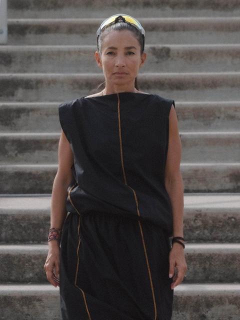 BASERANGE Turn Top - Organic Cotton Poplin