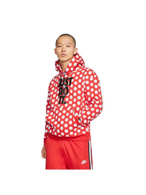 Nike Nike Full Out Dots Hoodie 'Red White' BV5531-657