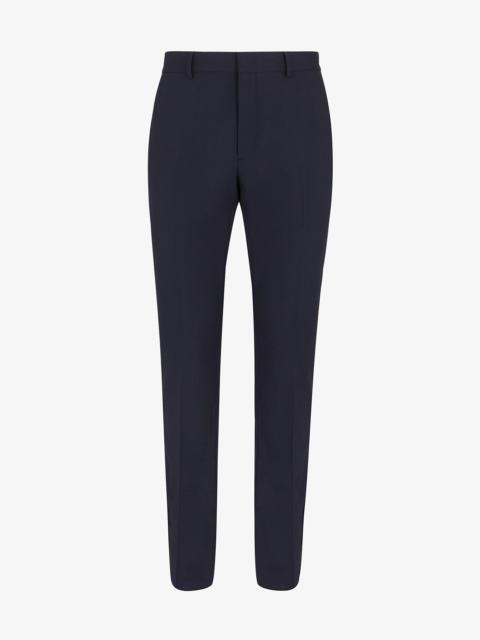FENDI Blue wool pants