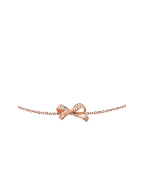 EMPORIO ARMANI bow-detail crystal-embellished bracelet