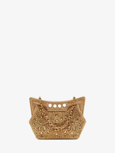 Alexander McQueen Women's The Micro Peak Bag in Gold