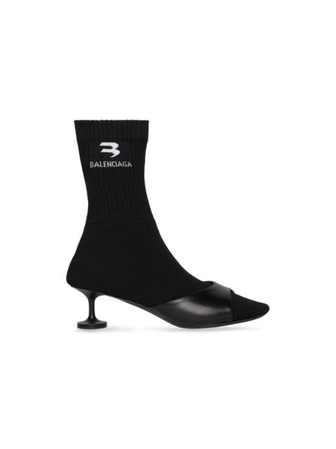 BALENCIAGA Women's Sock 50mm Bootie in Black