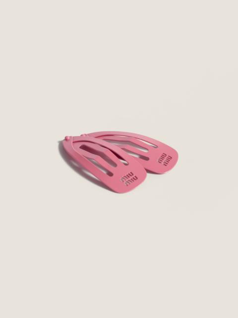 Miu Miu Metal hair clips