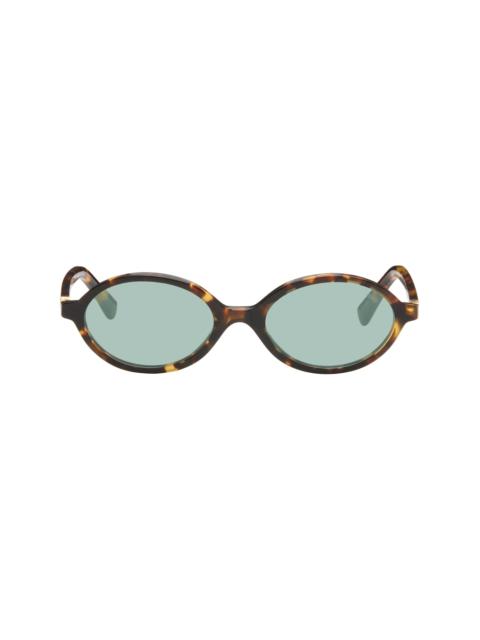 Miu Miu Brown 'Miu Regard' Sunglasses