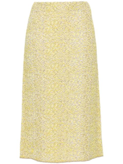 FABIANA FILIPPI straight tweed midi skirt