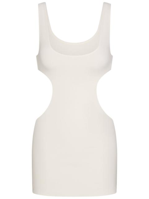 SKIMS Skims Cut-out Stretch-jersey Mini Dress