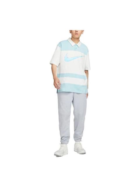 Nike Nike Sportswear Polo Shirt 'White Blue' FN3694-124