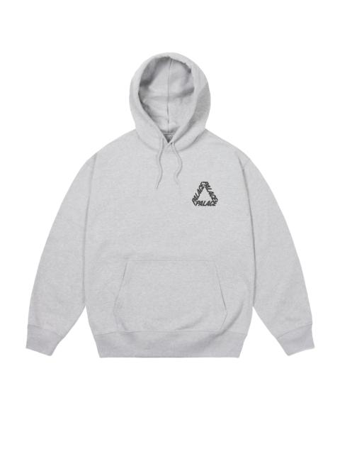 PALACE P3 PRINT HOOD GREY MARL