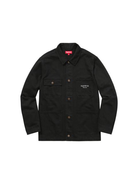 Supreme Supreme Denim Chore Coat Black