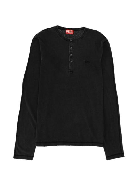 Diesel T-Mind buttoned long-sleeve T-shirt