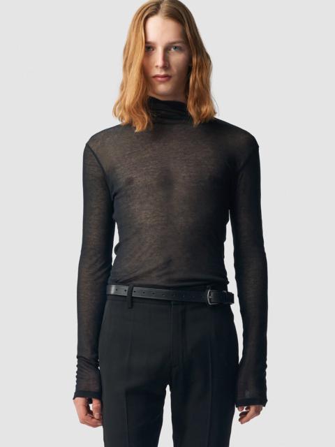 Ann Demeulemeester Daneel Standard Fit Long Sleeve Turtle Neck Tee