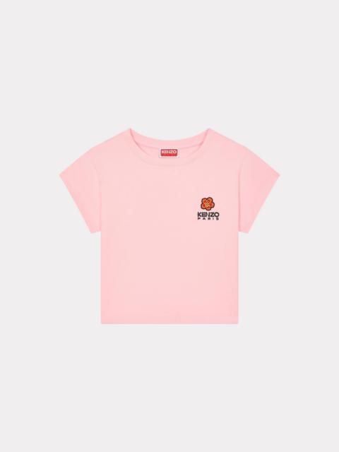 'Boke Flower Crest' micro-embroidered T-shirt