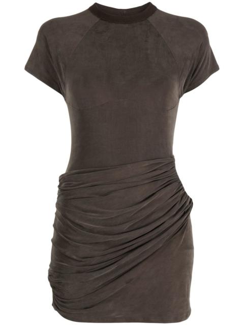 JACQUEMUS draped short-sleeve dress