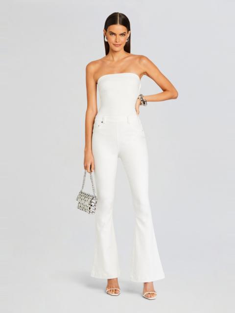 RETROFÊTE JEANETTE STRETCH DENIM JUMPSUIT