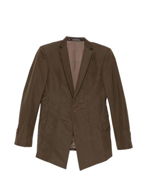 Julius V-neck single-breasted blazer