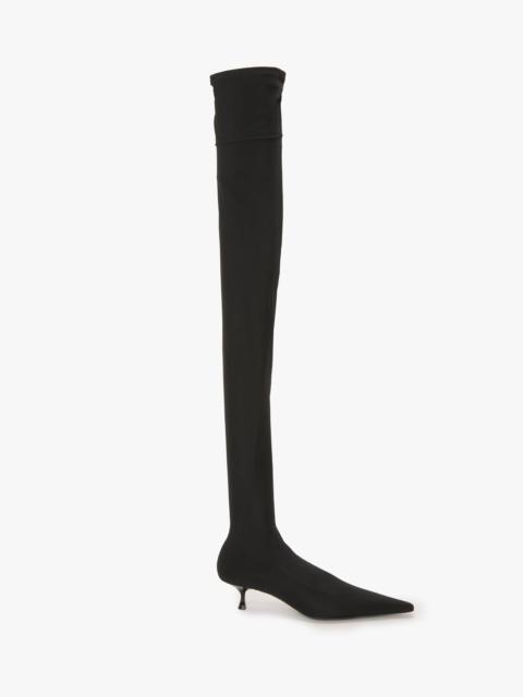 Victoria Beckham Sloan Jersey Boot 45 In Black