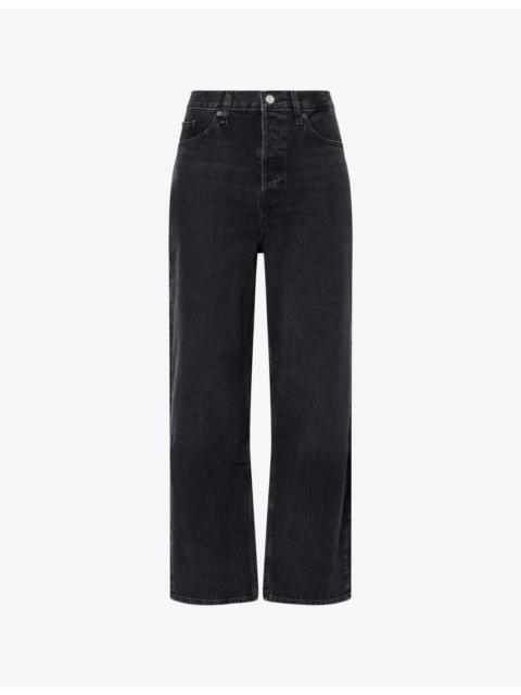 FRAME Baggy Wide-Leg Denim Jeans