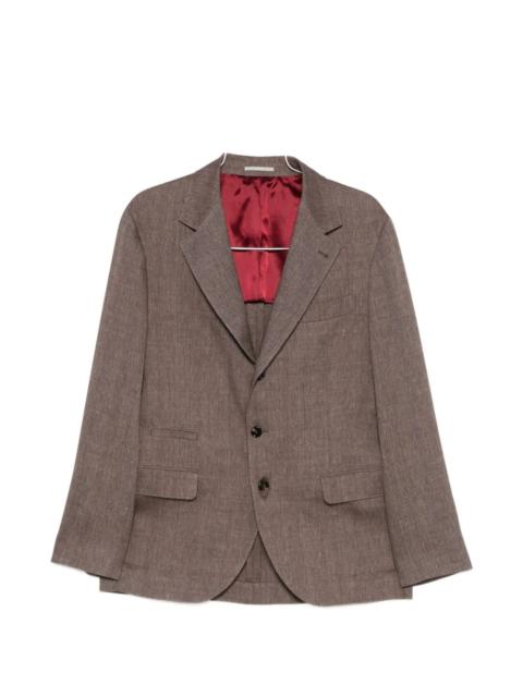 Brunello Cucinelli flap-pocket blazer