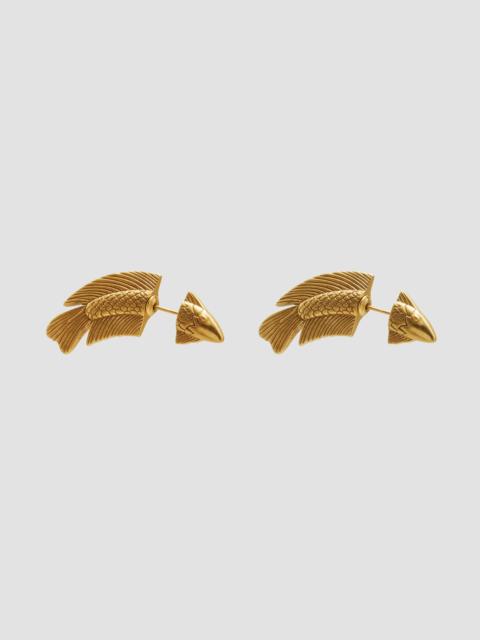 Cult Gaia Women's Neemo Goldtone Fish Drop Earrings - Antique Brass