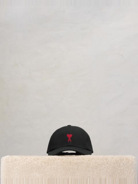 AMI Paris RED AMI DE COEUR EMBROIDERY CAP
