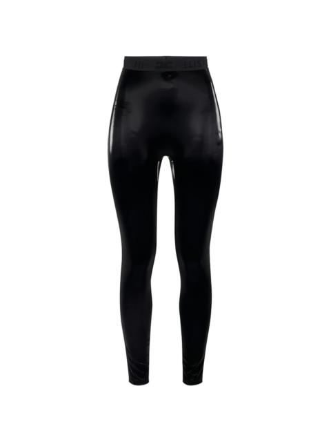 ELISABETTA FRANCHI logo-elasticated leggings