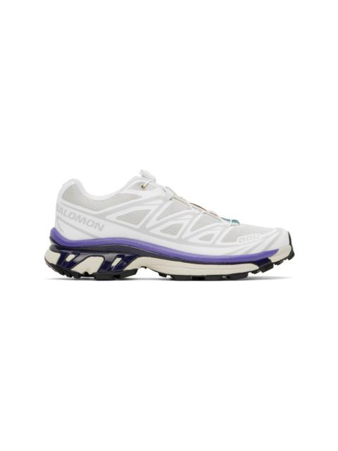 SALOMON White XT-6 Sneakers