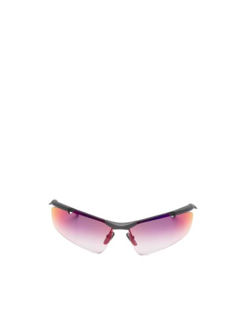 BALENCIAGA metal frame sunglasses
